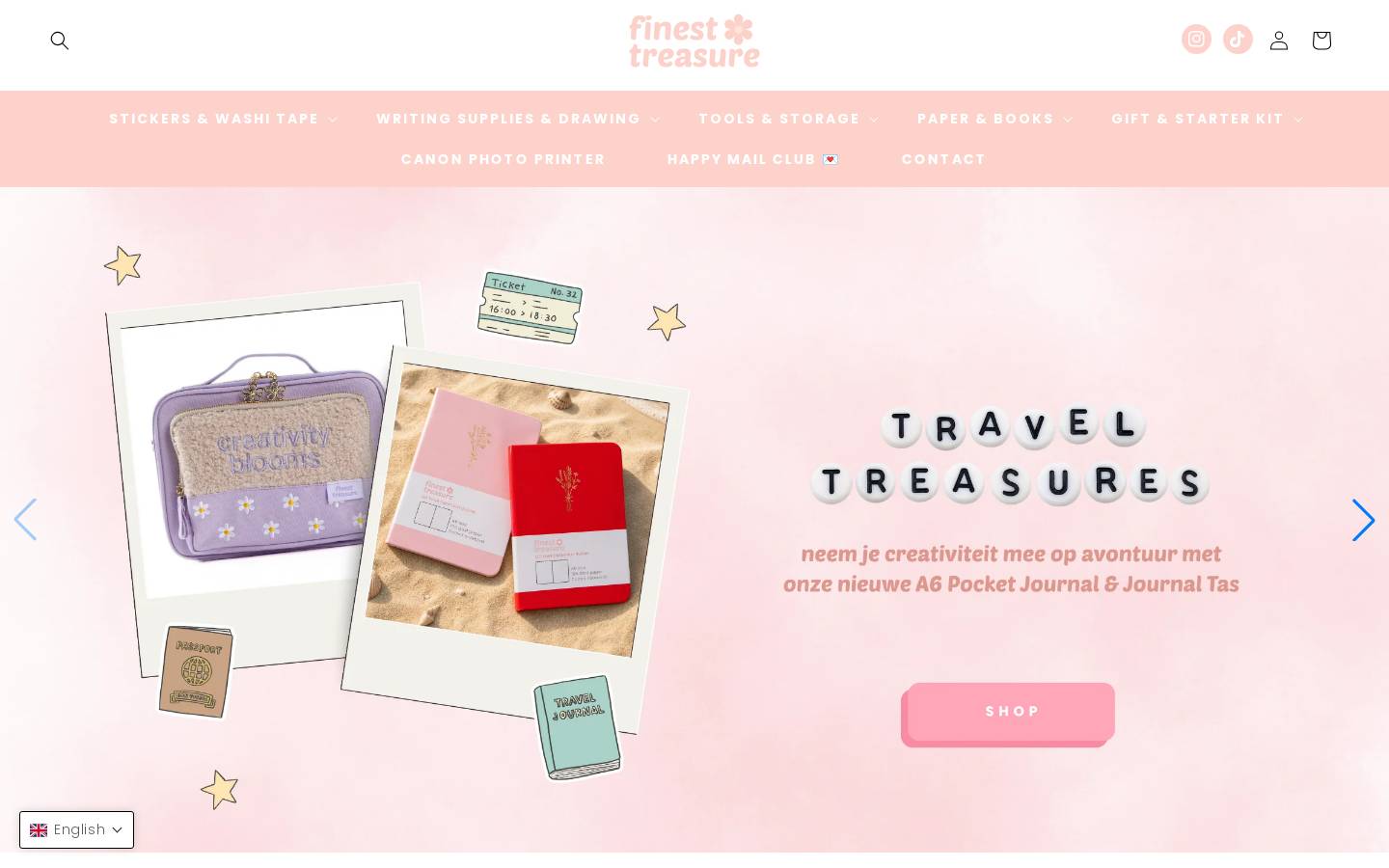 finesttreasure.nl homepage screenshot