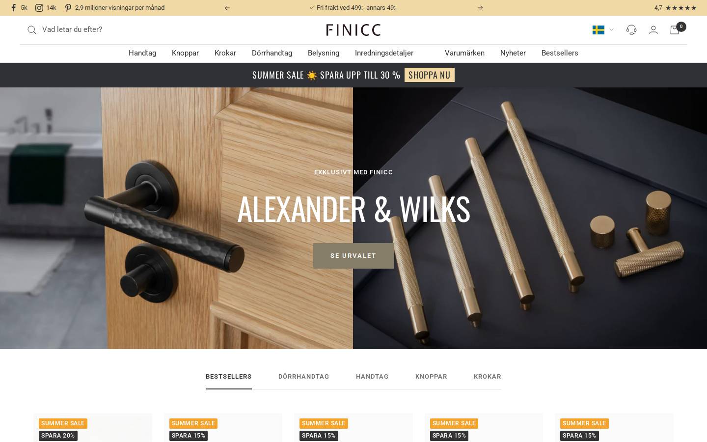 FINICC homepage screenshot