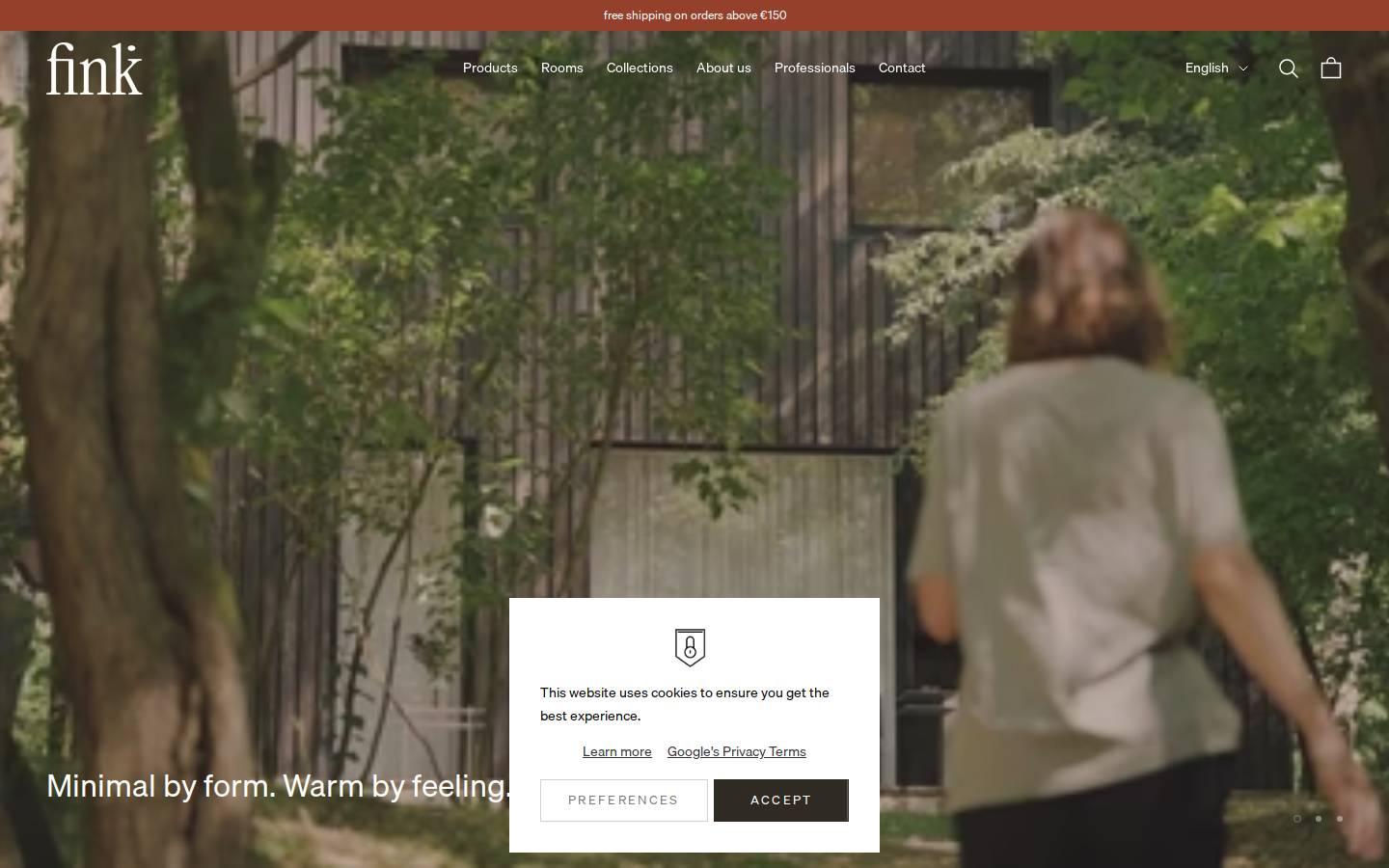 fink homepage screenshot