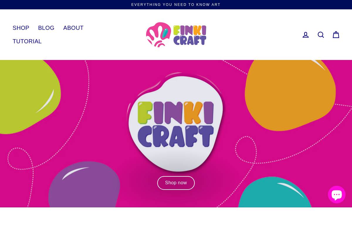 finkicraft homepage screenshot