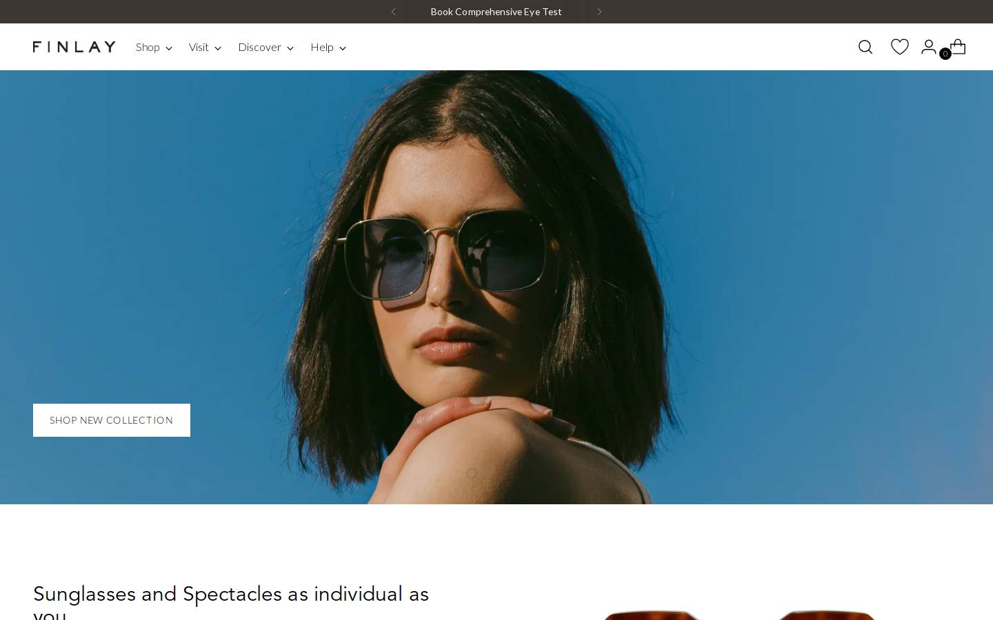 FINLAY homepage screenshot