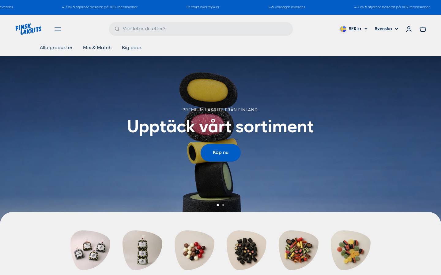 finsklakrits.eu homepage screenshot