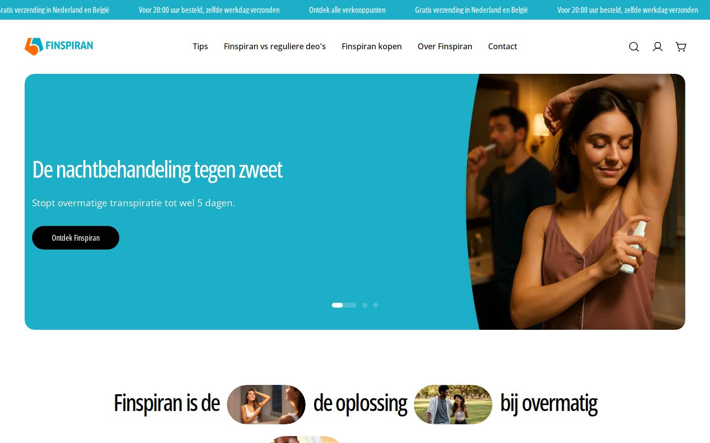 finspiran.nl homepage screenshot