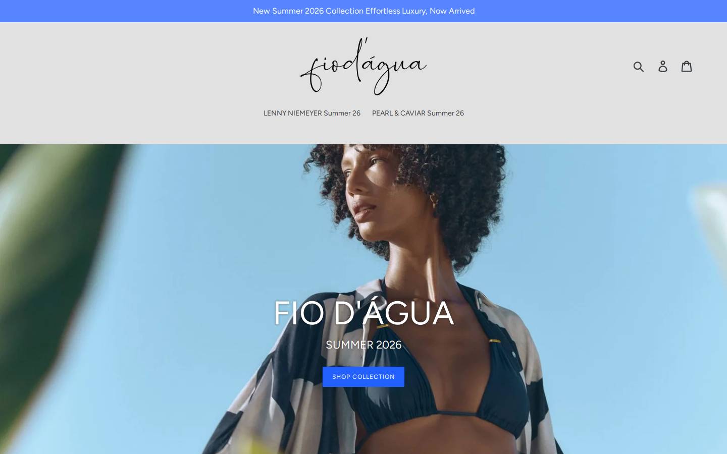 fiodagua.com.pt homepage screenshot