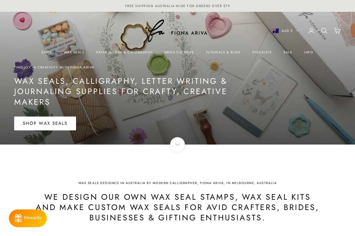 Fiona Ariva homepage screenshot