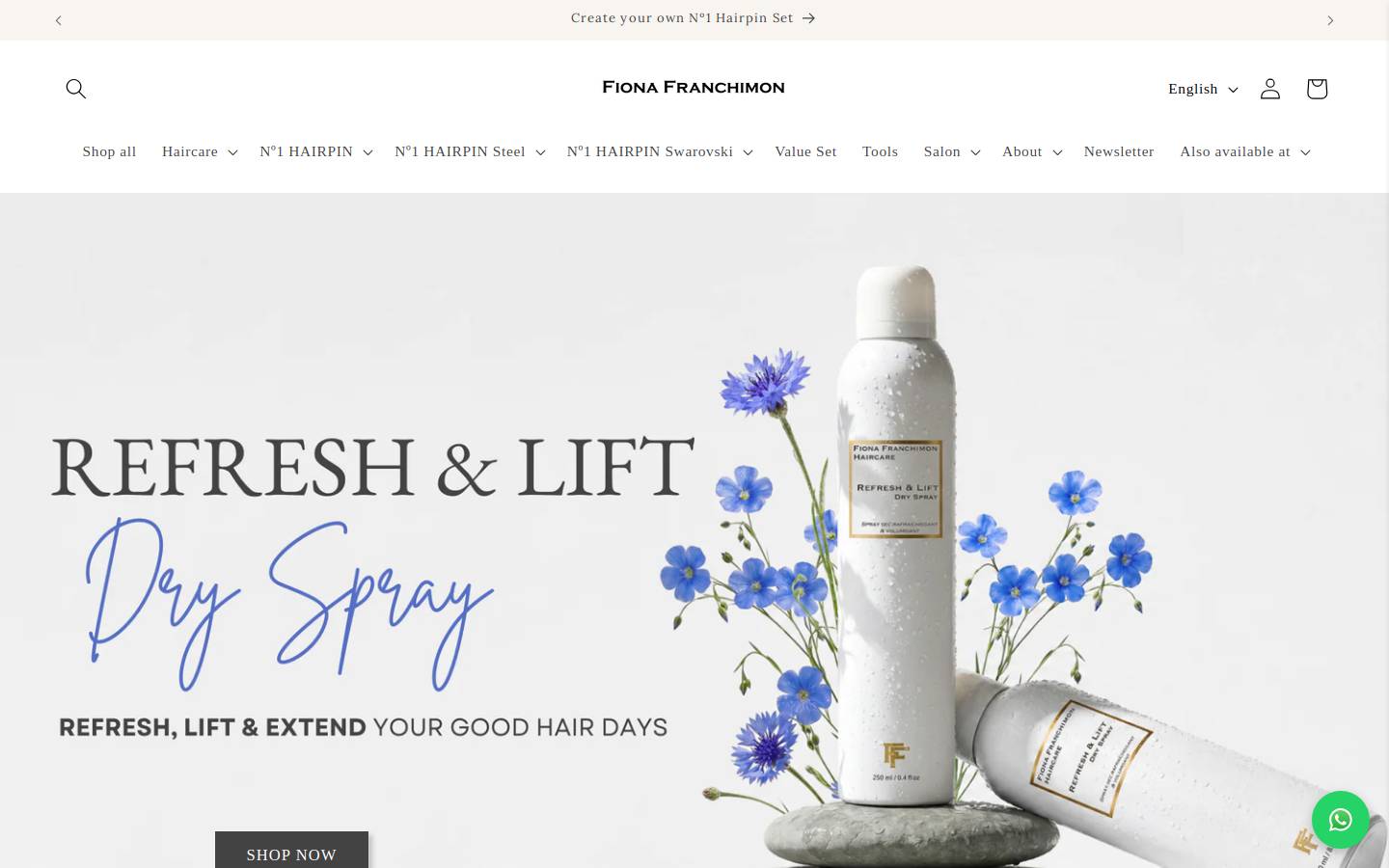 fionafranchimon.com homepage screenshot