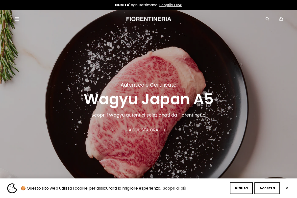 Fiorentineria homepage screenshot