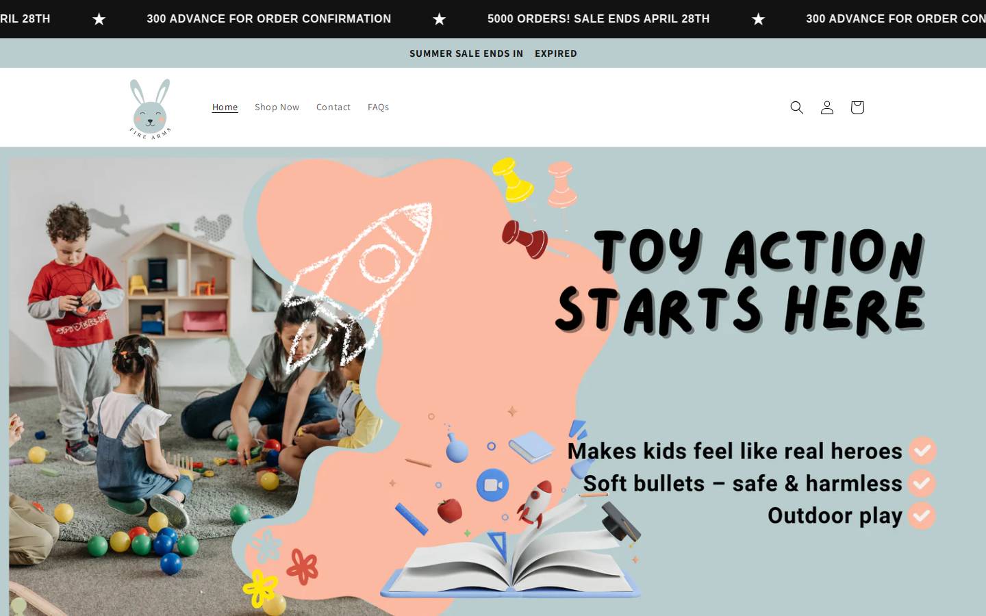 firearmspk.shop homepage screenshot