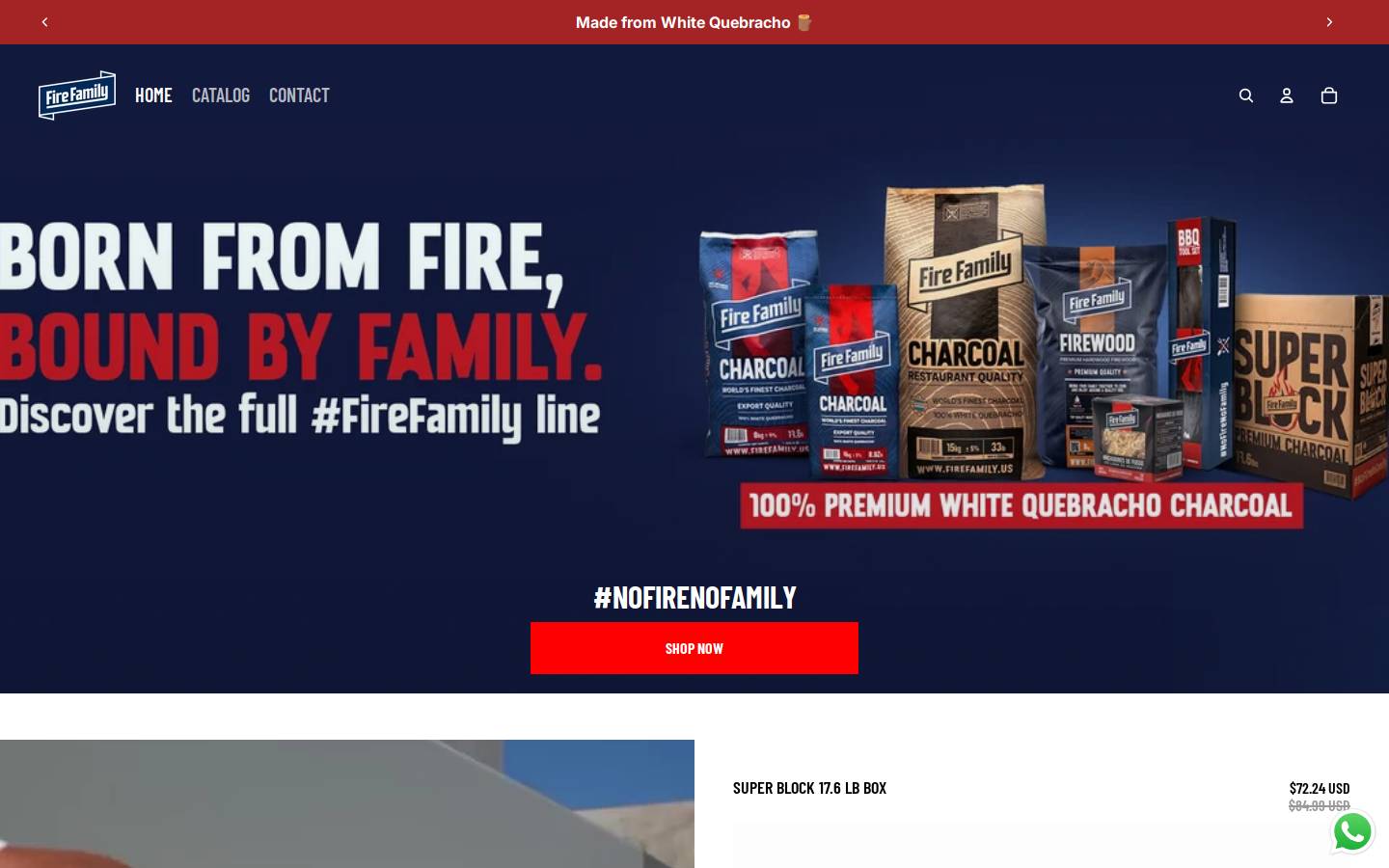 firefmly.com homepage screenshot