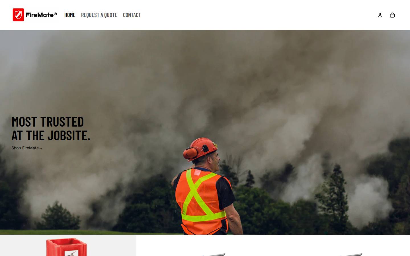 FireMateStand.com homepage screenshot