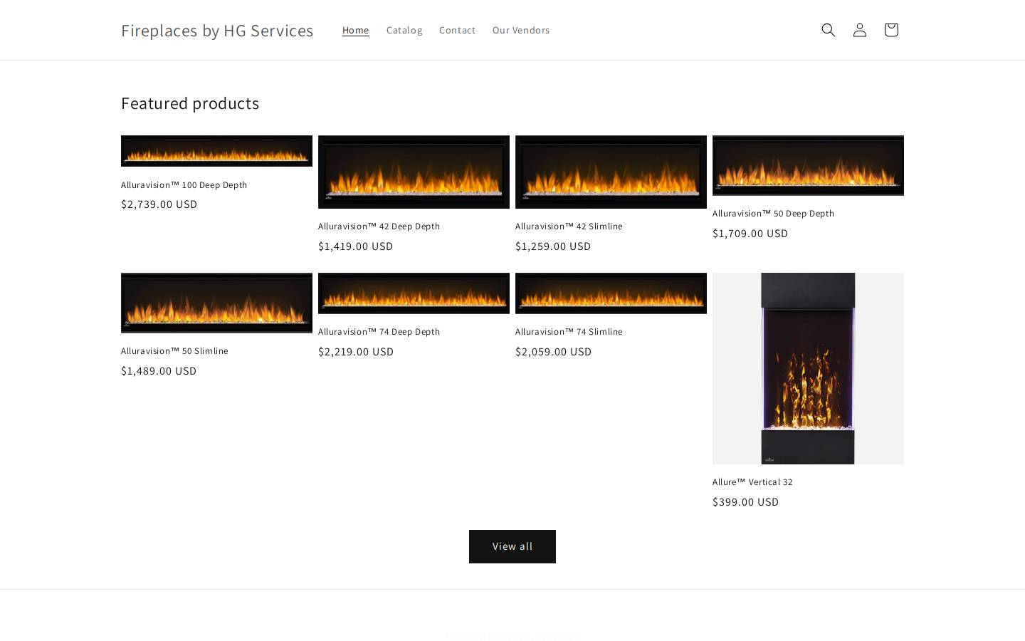 fireplacesbyhgservices.com homepage screenshot