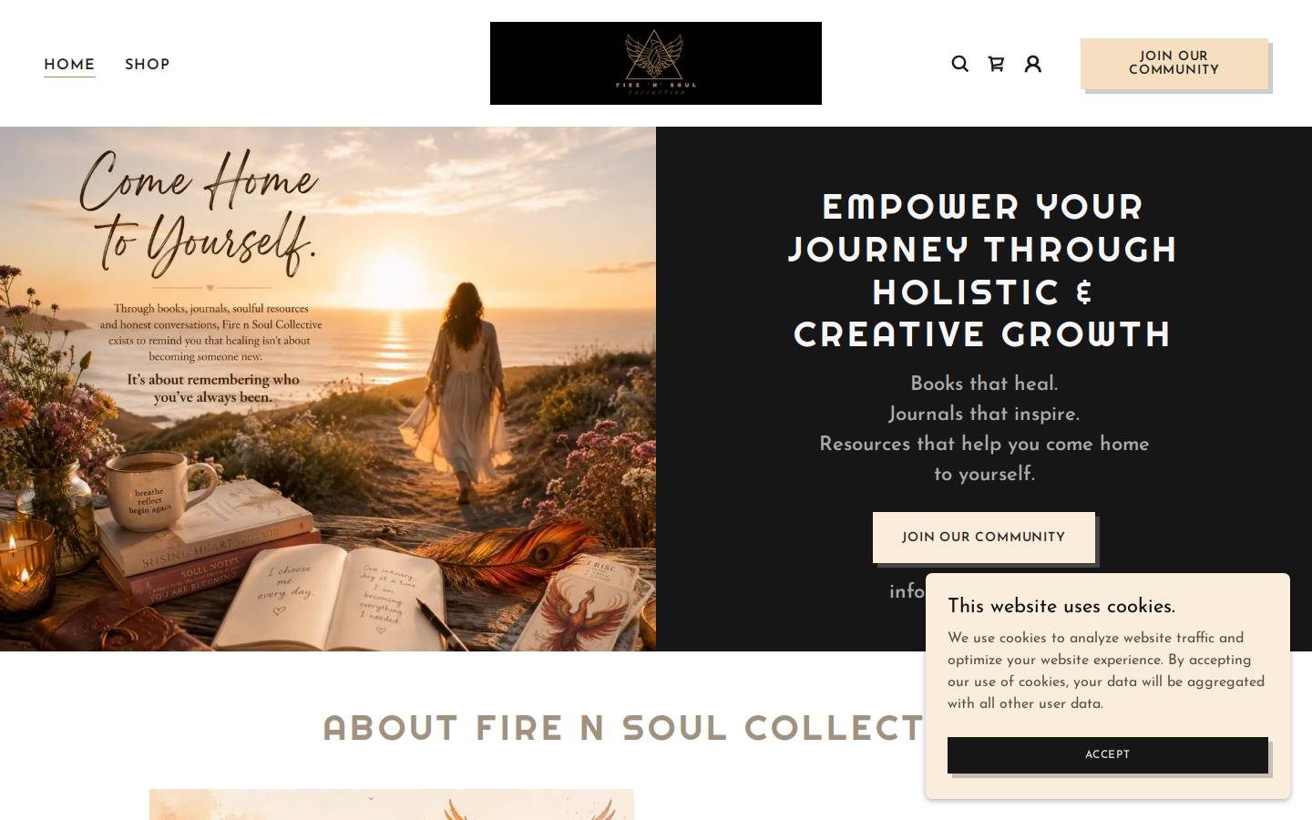 firesoul.com.au homepage screenshot