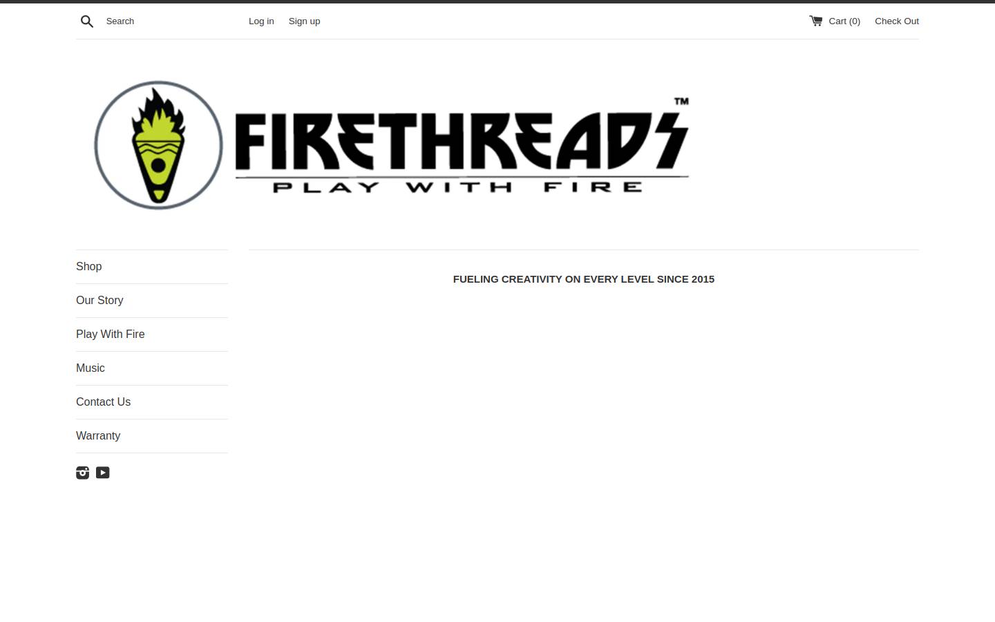 firethreads.com homepage screenshot