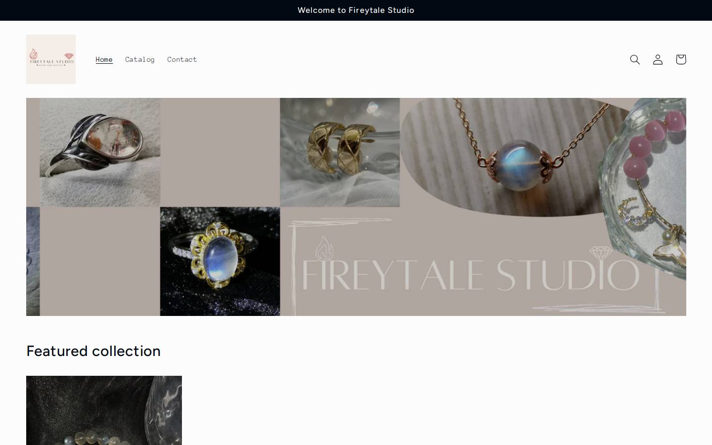 fireytalestudio.com homepage screenshot