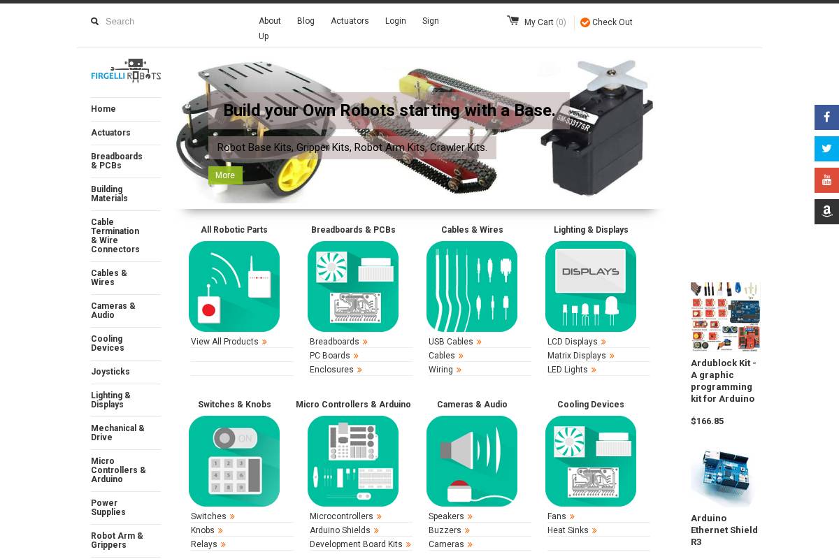 firgellirobots.com homepage screenshot