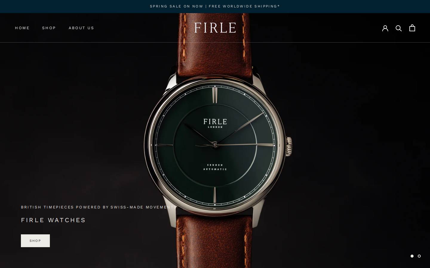 firlewatches.com homepage screenshot