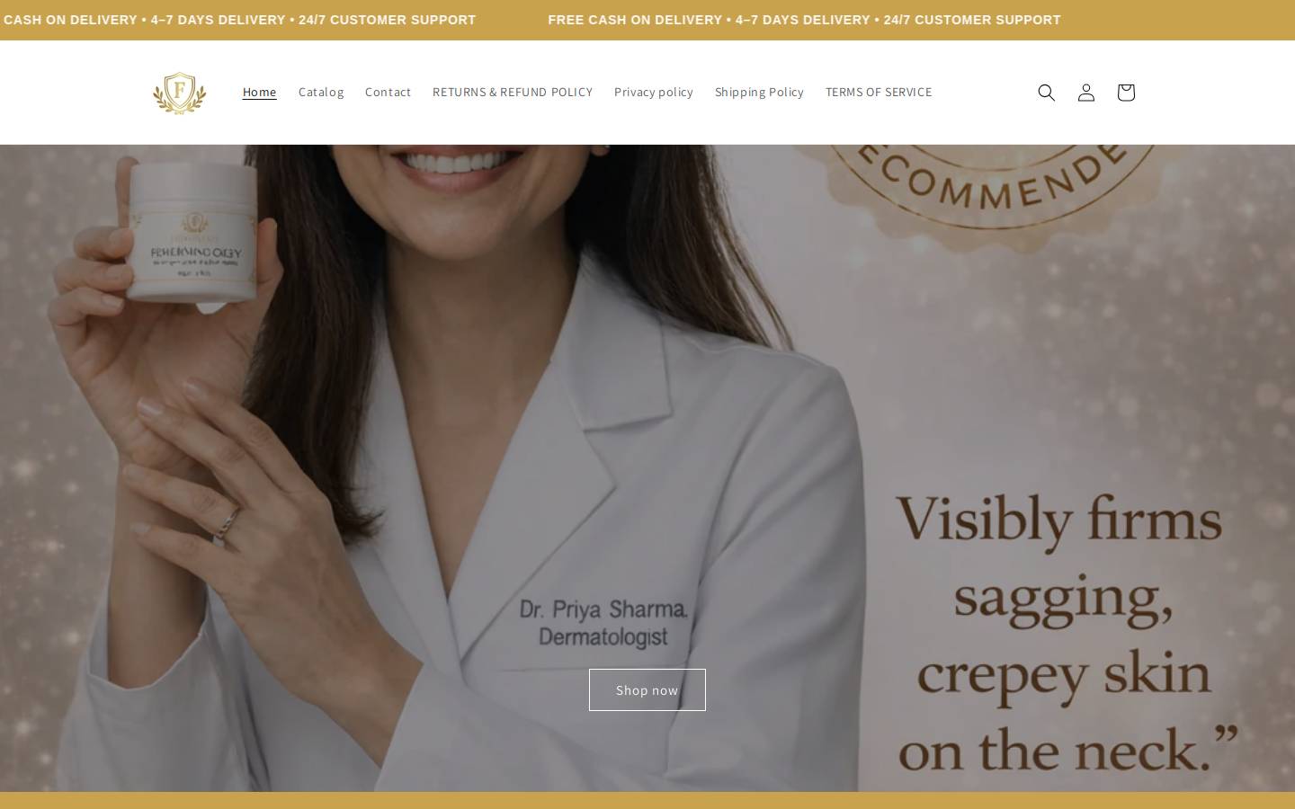 firmology.in homepage screenshot