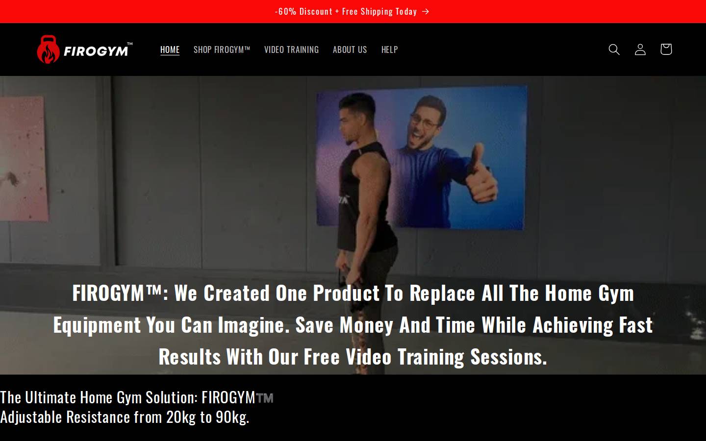 firogym.com homepage screenshot