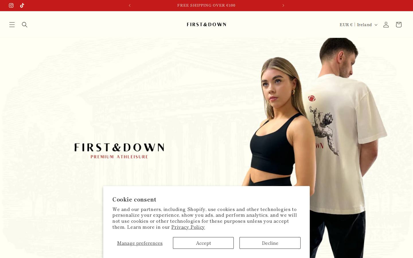 firstanddown.com homepage screenshot