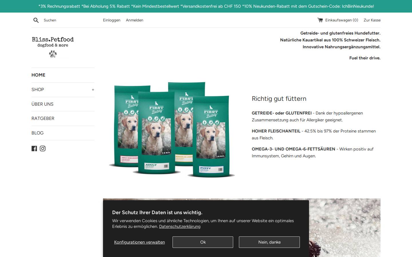 firstbuddy.ch homepage screenshot