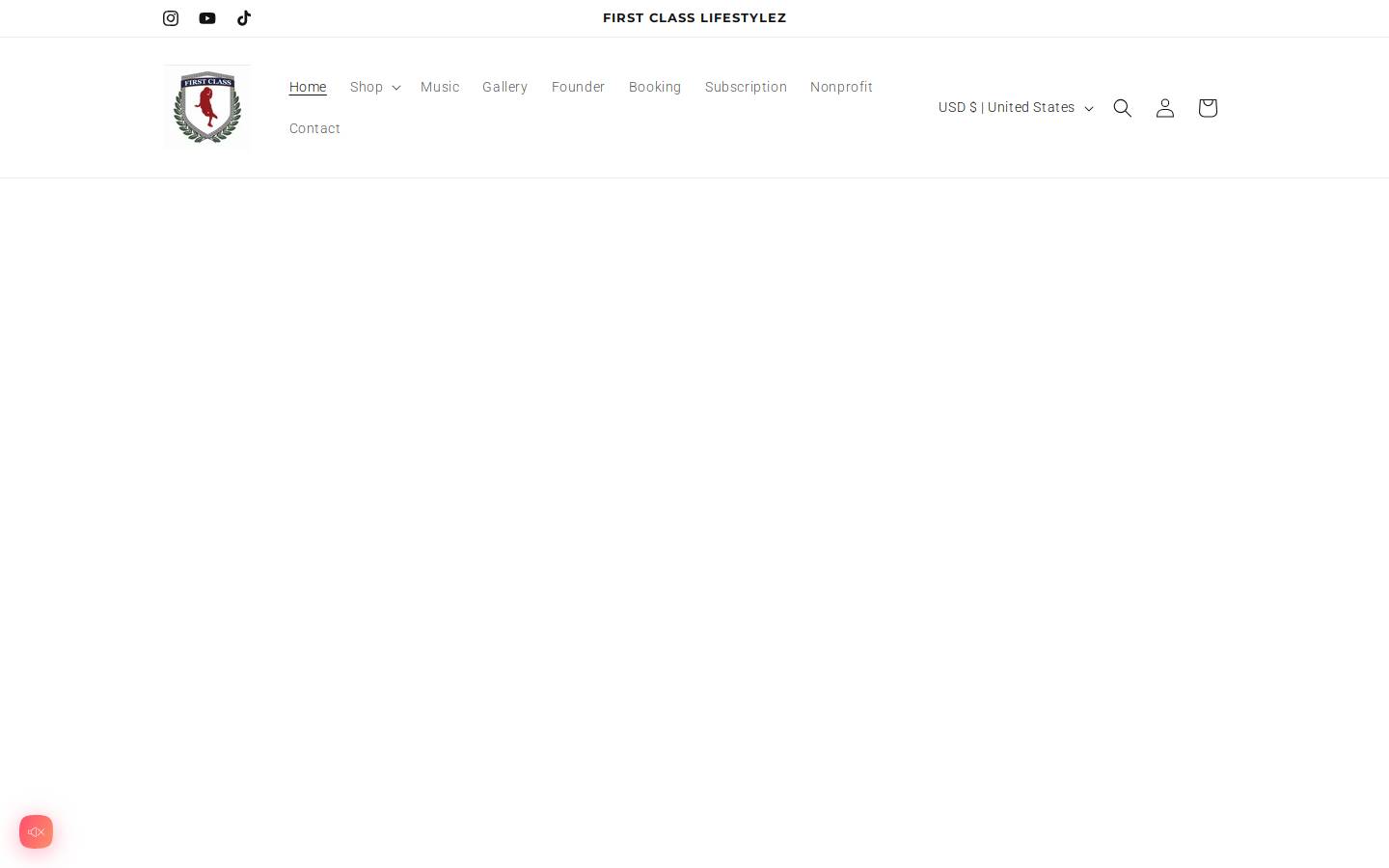 firstclasslifestylez.com homepage screenshot