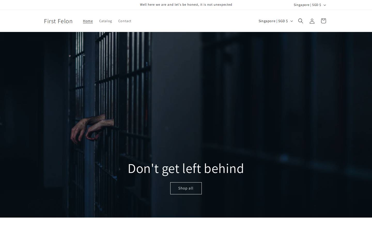 firstfelon.com homepage screenshot
