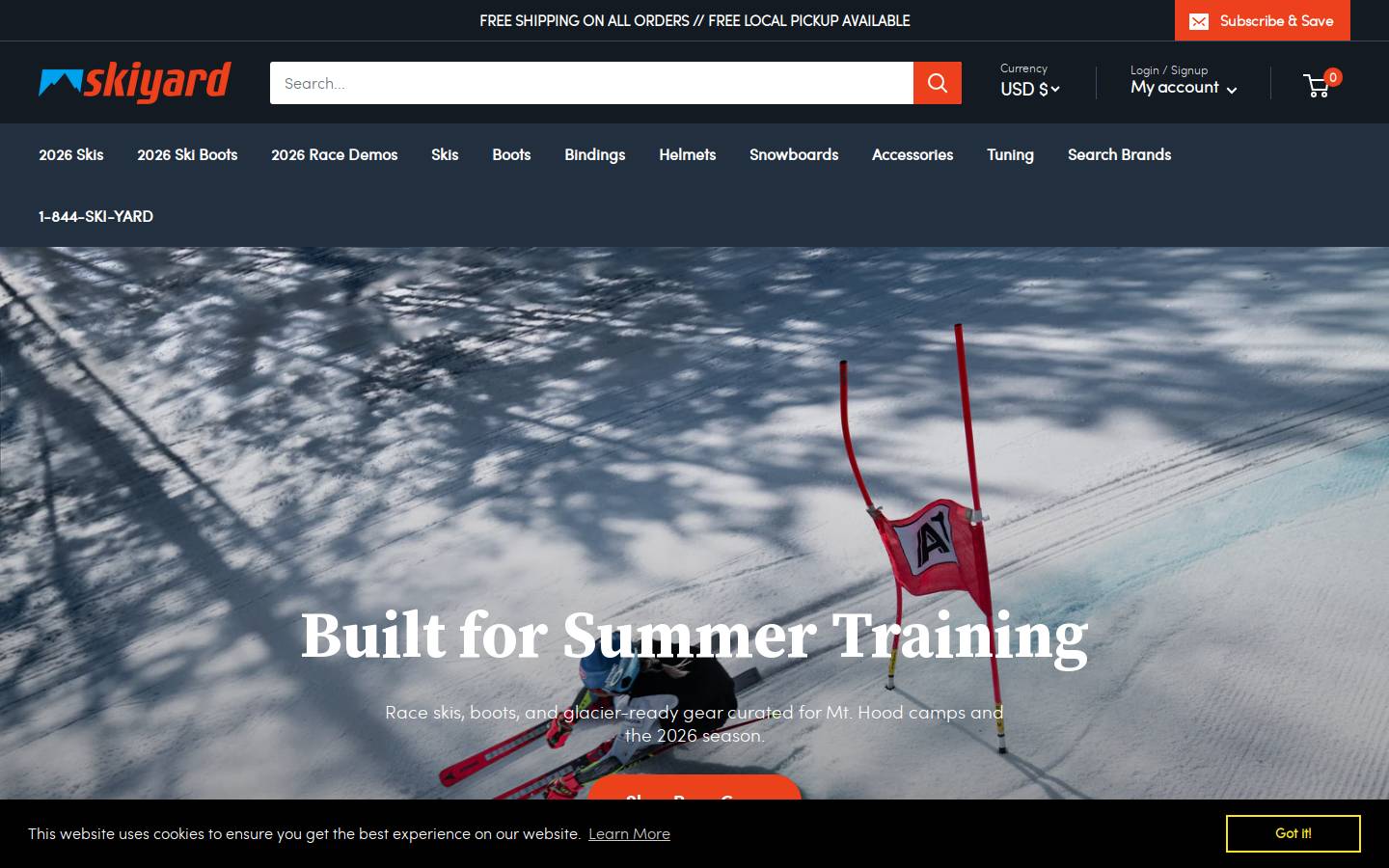 fischerracing.com homepage screenshot