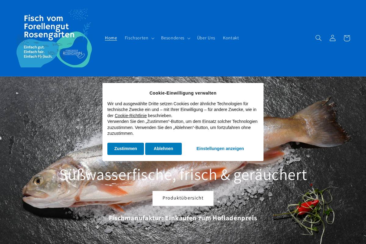 fischmanufaktur.shop homepage screenshot