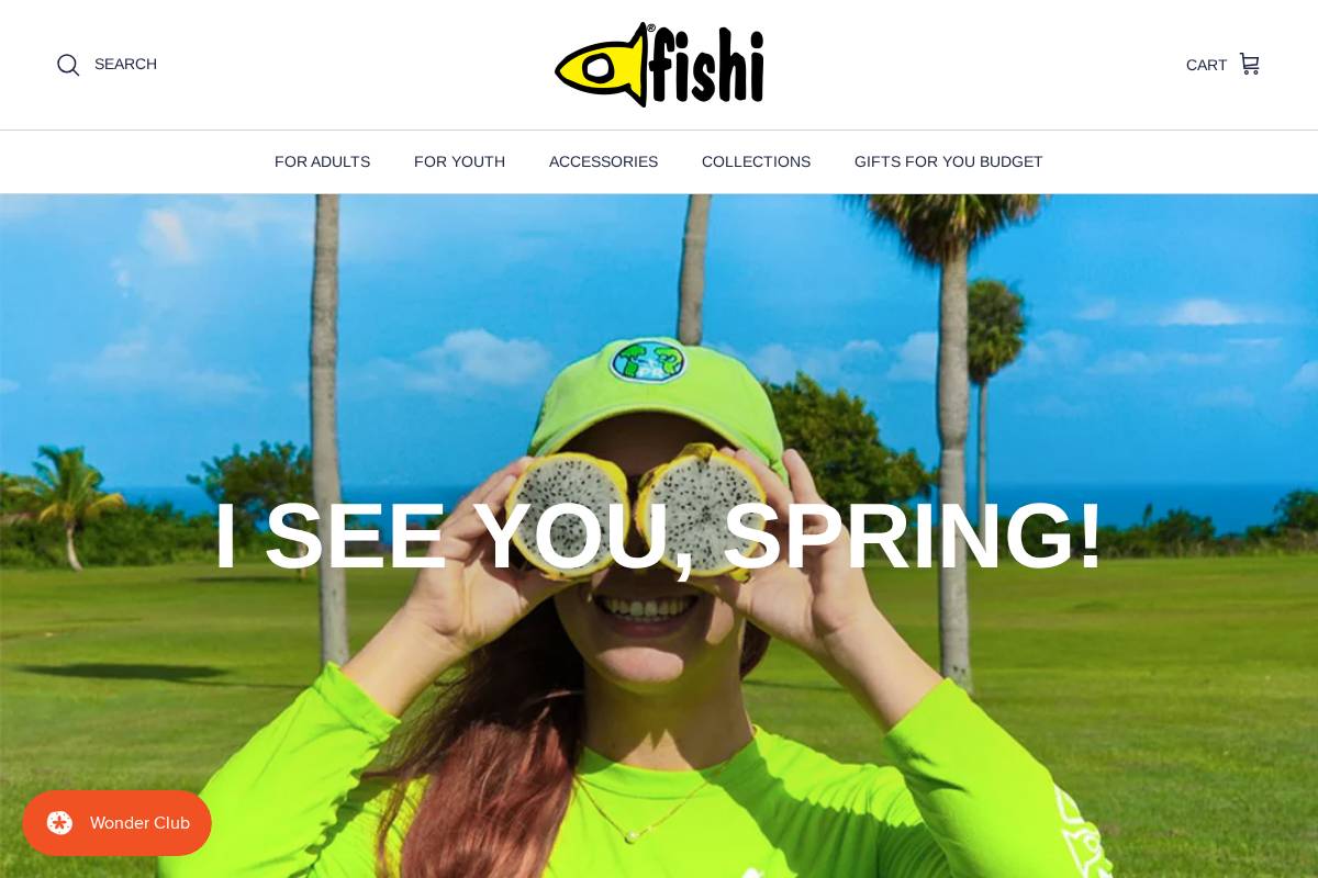 fishi.world homepage screenshot