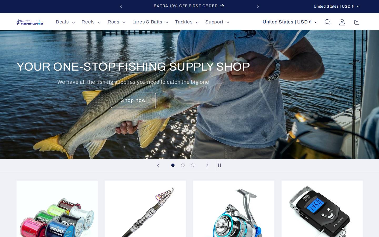 fishinghub.cc homepage screenshot