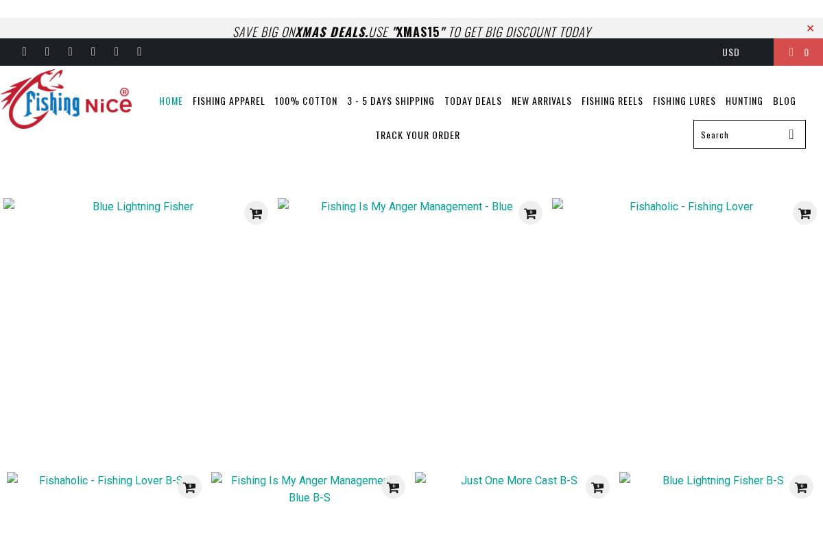 fishingnice.com homepage screenshot