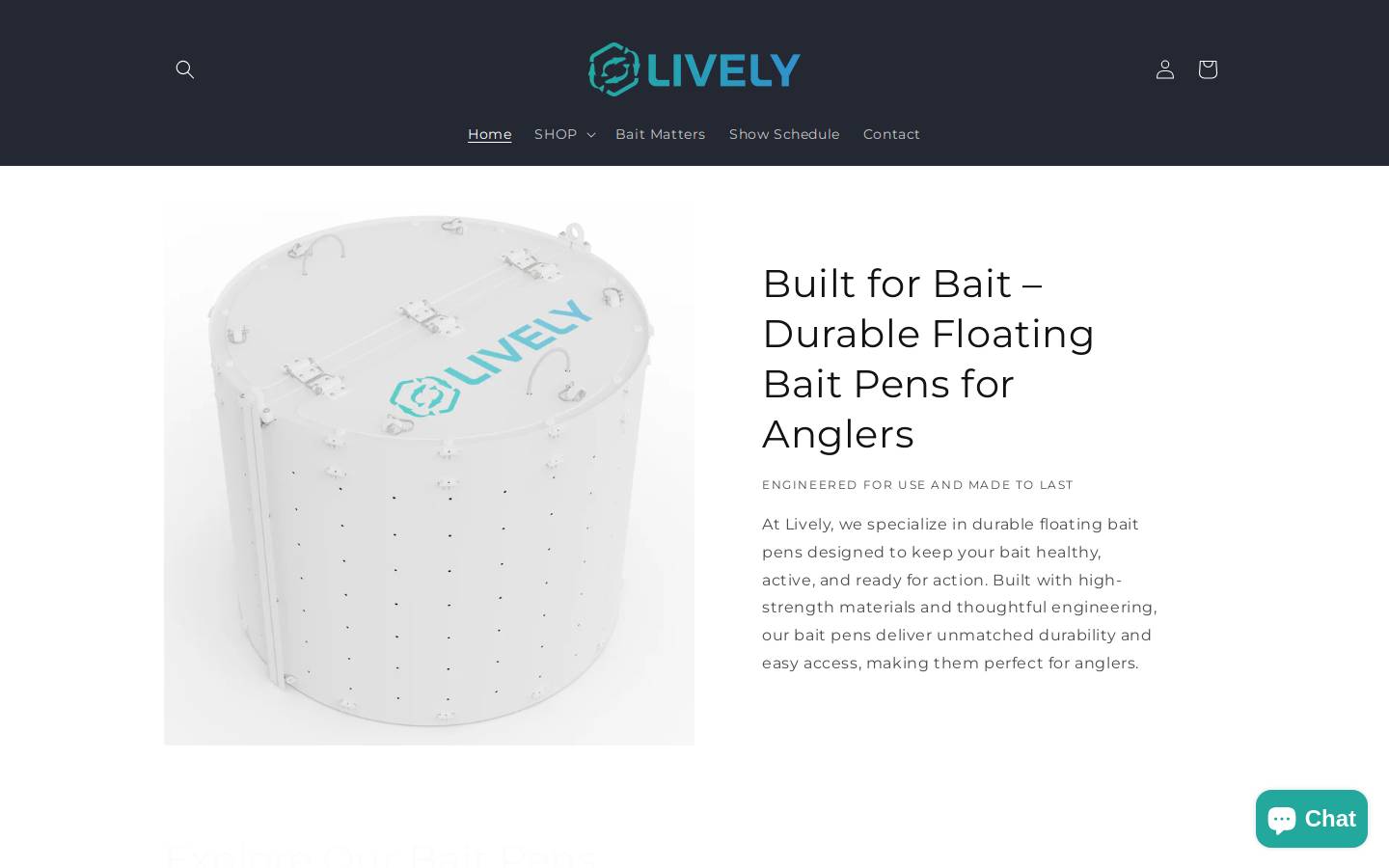 fishlively.com homepage screenshot