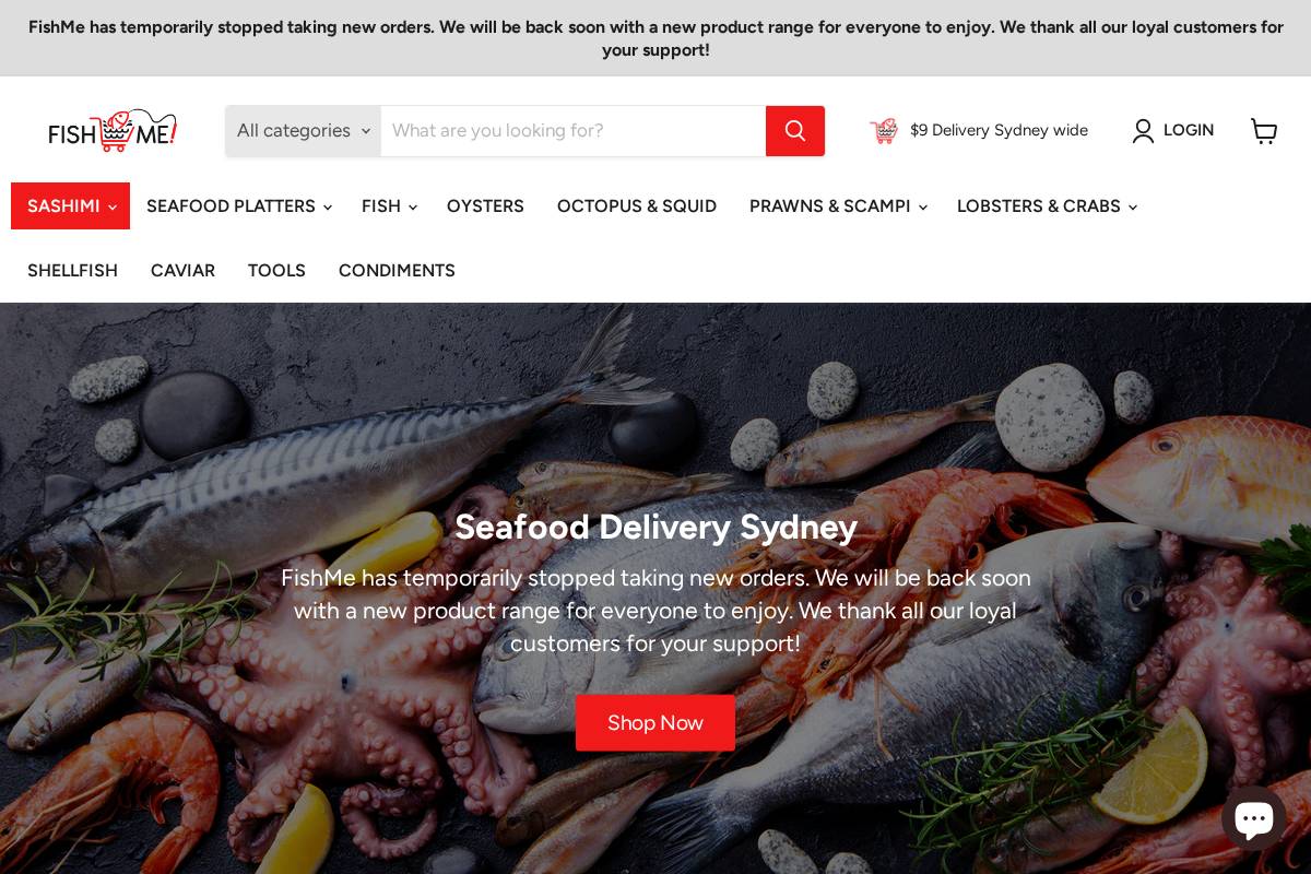 fishme.com.au homepage screenshot