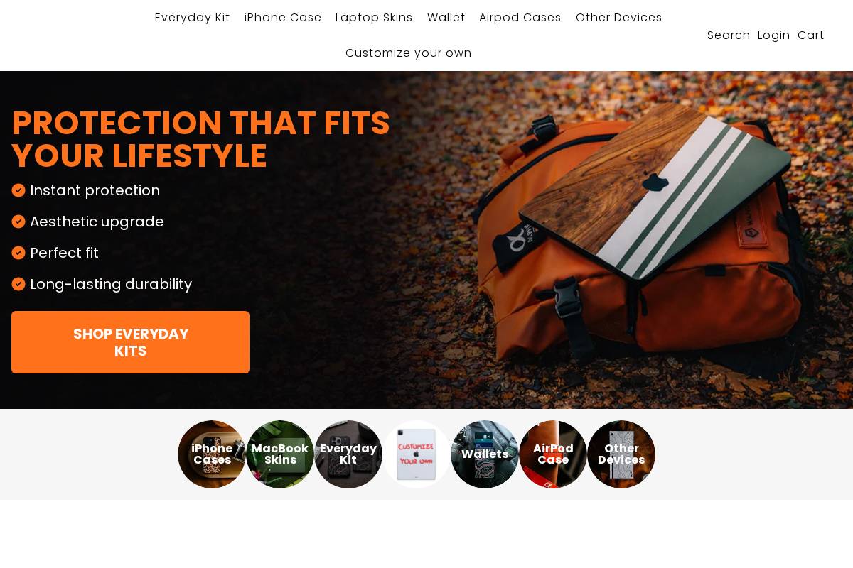 fishskyn.com homepage screenshot
