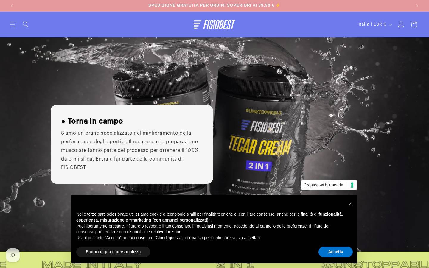 fisiobest.com homepage screenshot
