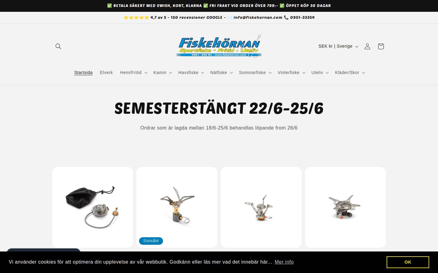 Stenman’s Bil & Motor homepage screenshot
