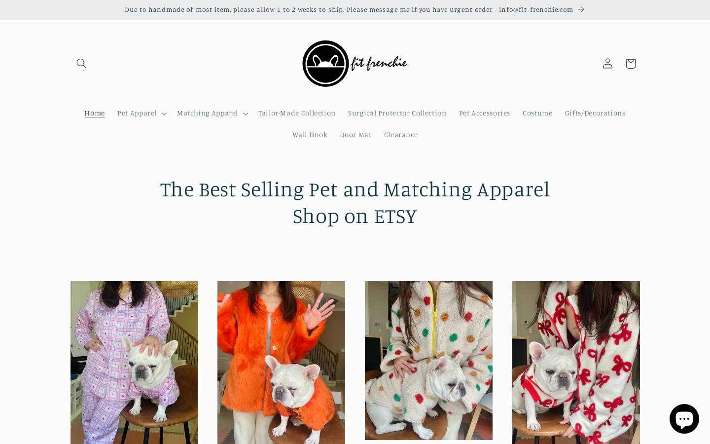 fit-frenchie.com homepage screenshot