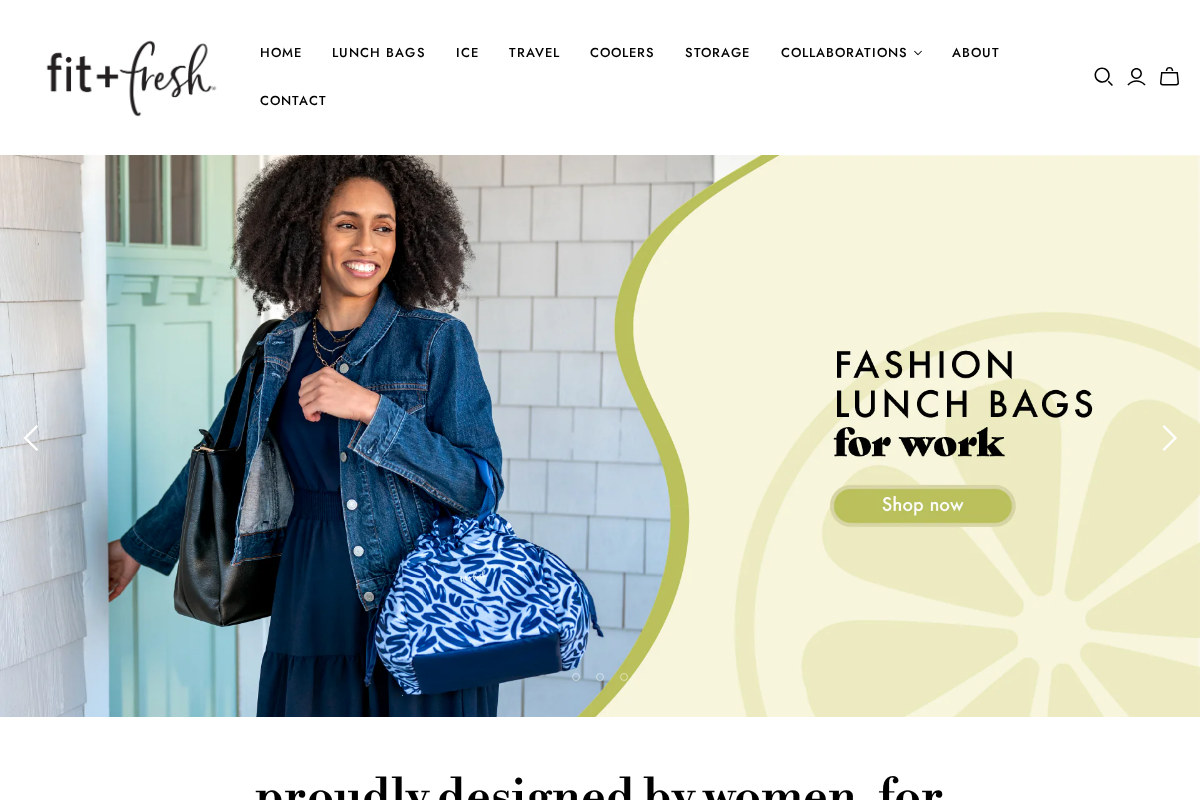 Fit & Fresh homepage screenshot