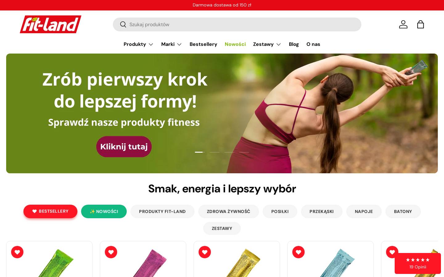 fit-land.eu homepage screenshot