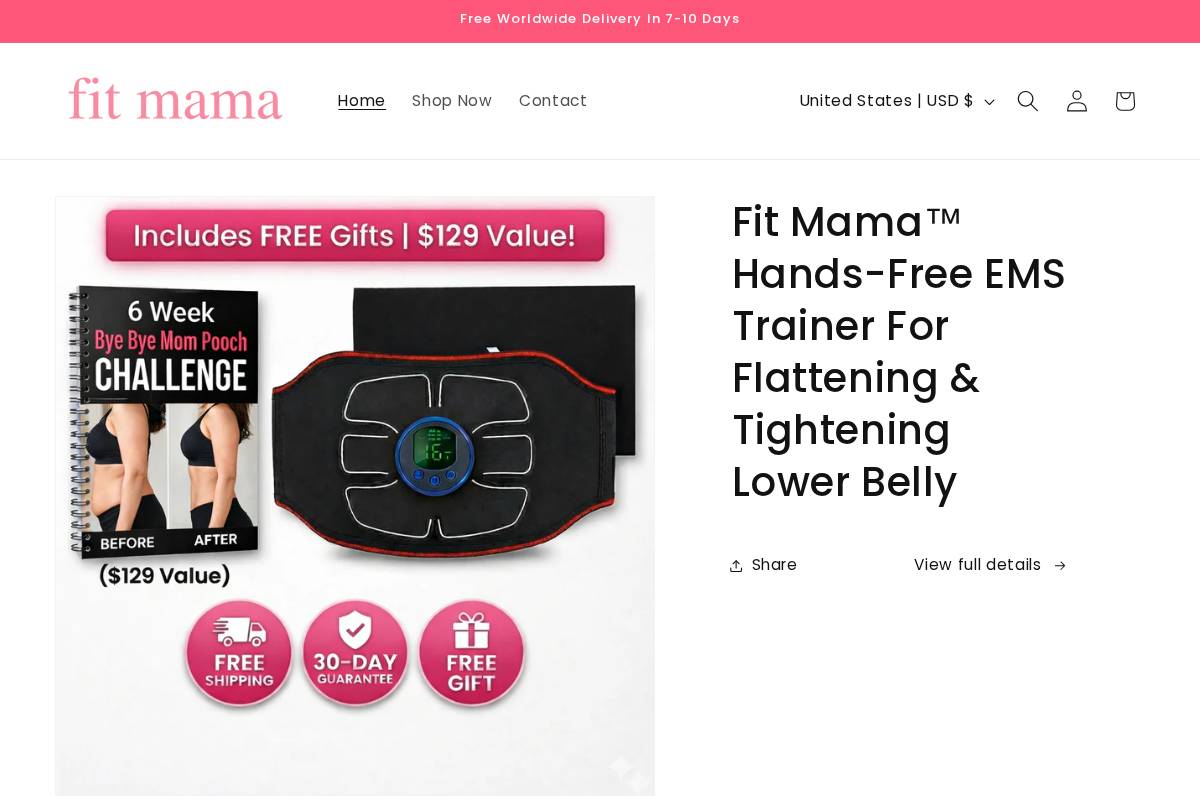 fit-mama.store homepage screenshot