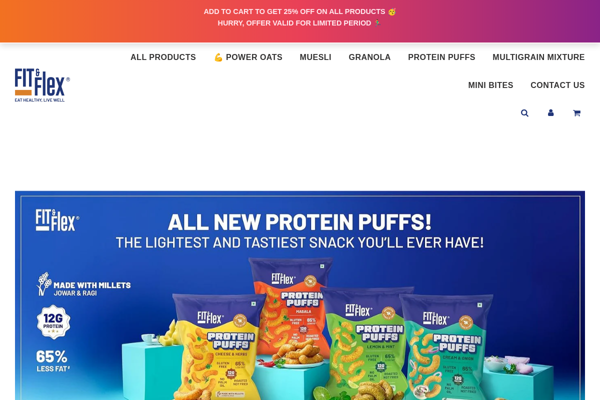 Fit & Flex homepage screenshot