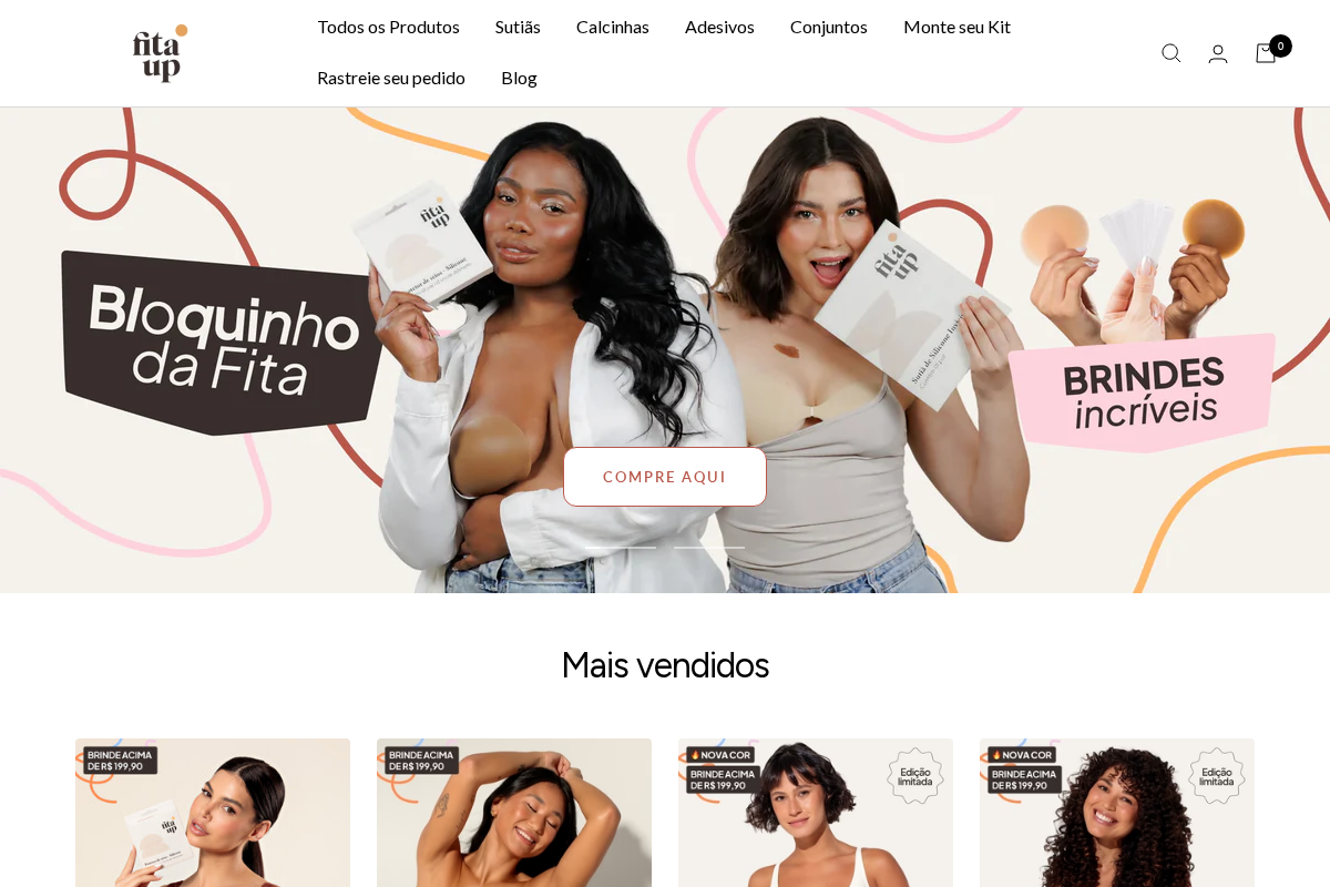 Fita UP homepage screenshot