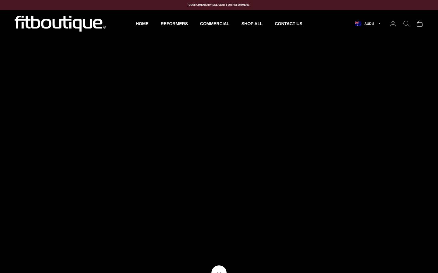 FitBoutique homepage screenshot
