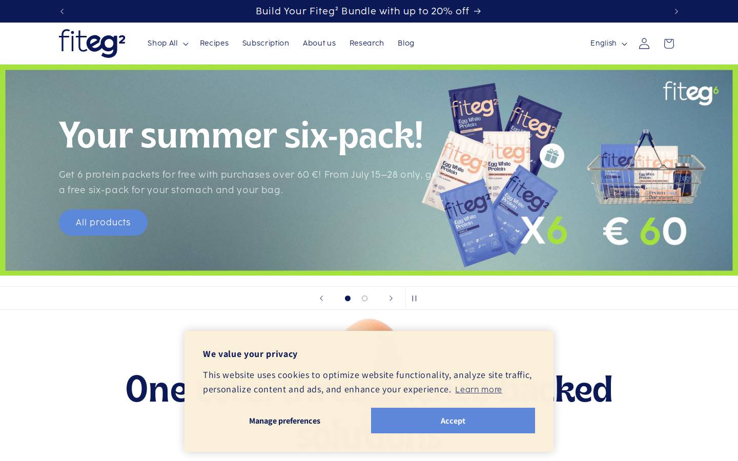 fiteg2.com homepage screenshot