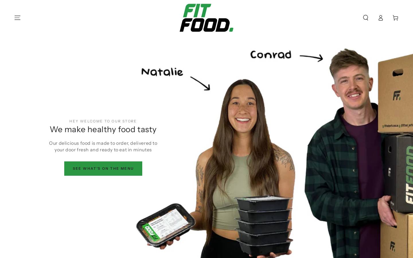 fitfoodperth.com.au homepage screenshot