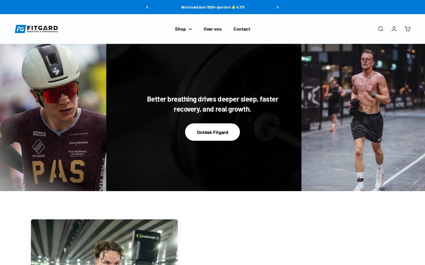 Fitgard.nl homepage screenshot