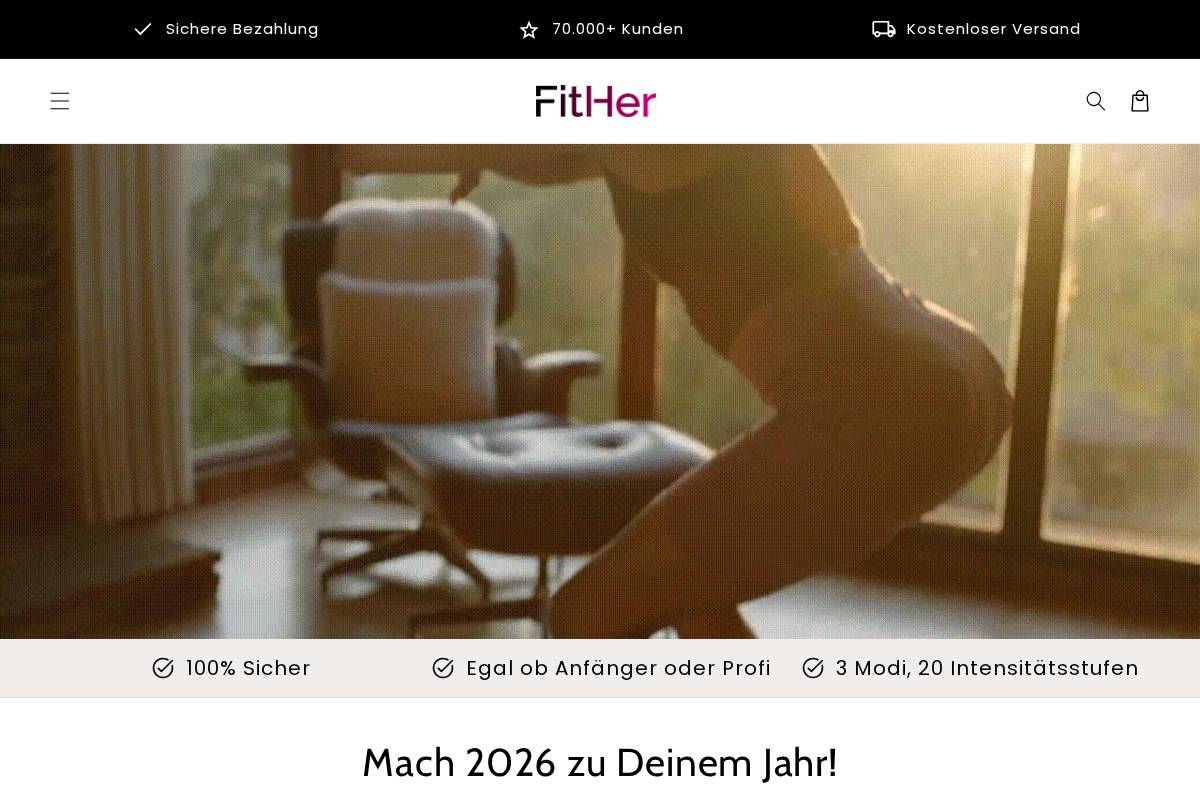 fither.de homepage screenshot