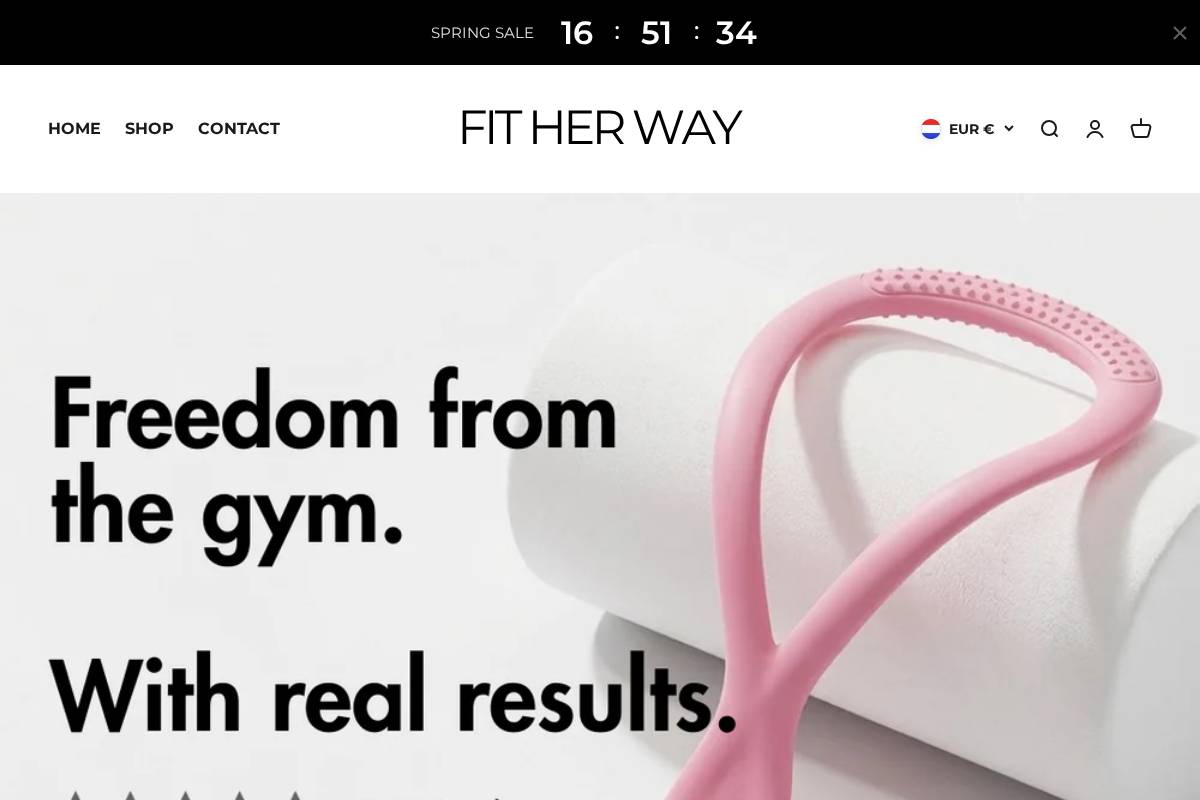 fitherway.com homepage screenshot