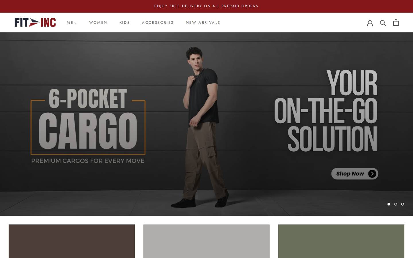fitinc.in homepage screenshot