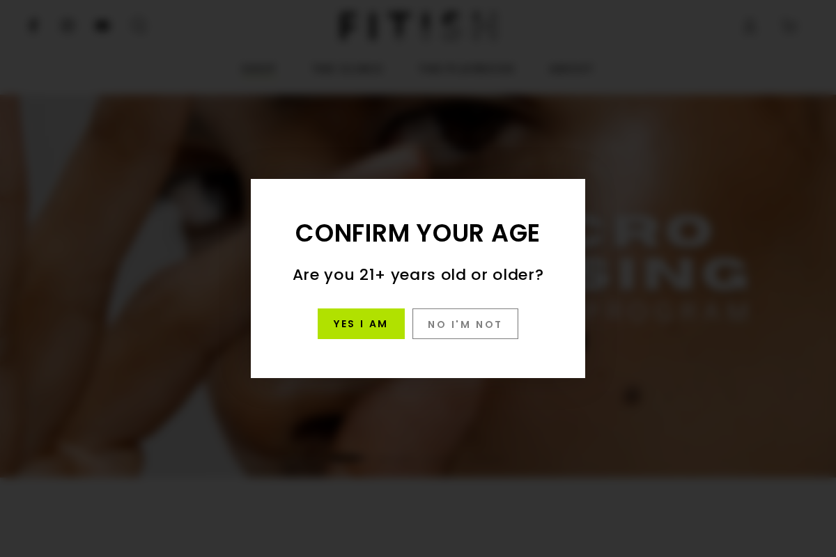 Fitish homepage screenshot